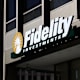 Fidelity Investments logo is seen on the building in Chicago, United States on October 19, 2022. (Photo by Jakub Porzycki/NurPhoto via Getty Images)